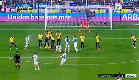 marcador ecuador vs argentina hoy